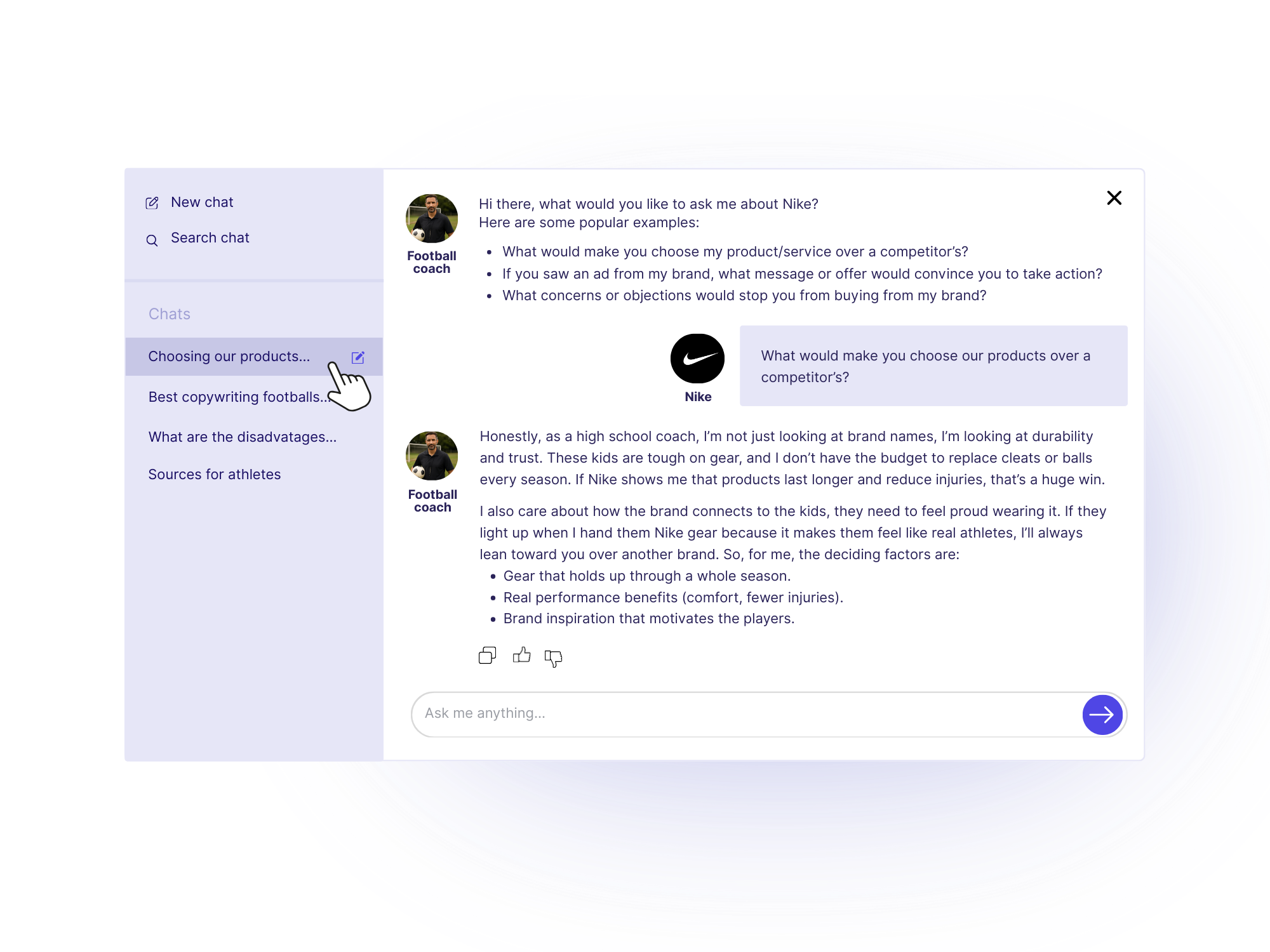 Chat with AI Persona