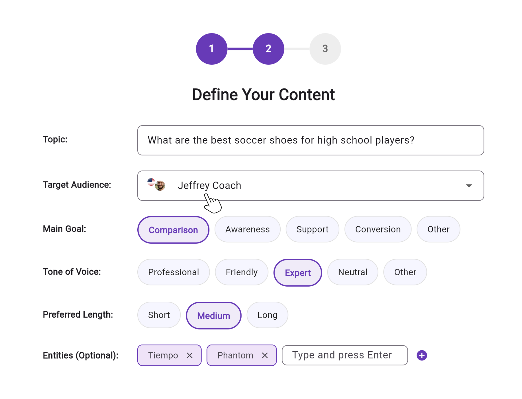 Chatoptic Persona-Based LLM Friendly Content Generator