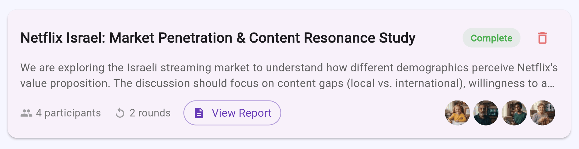 AI Focus Group Report