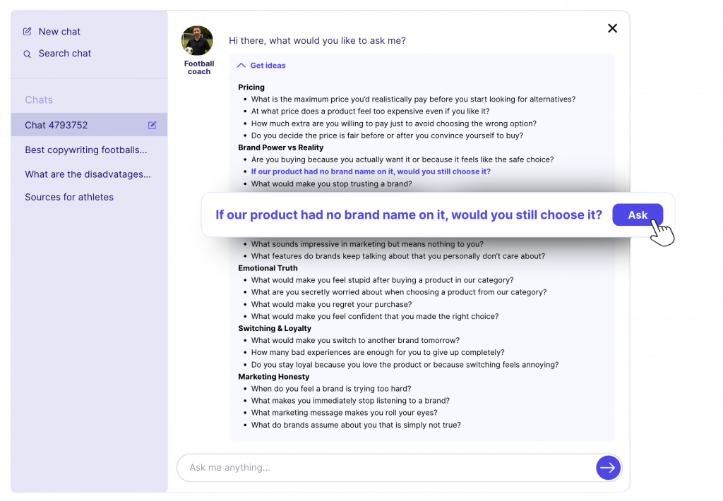 AI Persona Chat